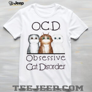 The image features three illustrated cats Shirt