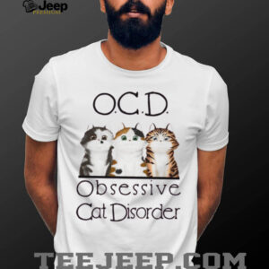 The image features three illustrated cats T shirt