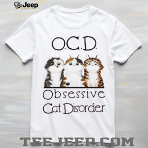 The image features three illustrated cats T shirt
