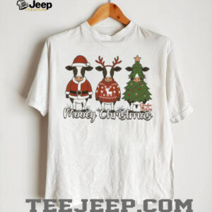 Three Cows Mooey Christmas Shirt