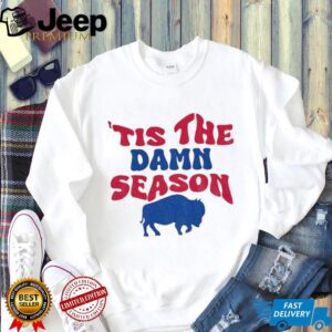 Tis The Damn Season Buffalo Bills NFL Football 1973 2025 Merry Christmas shirt