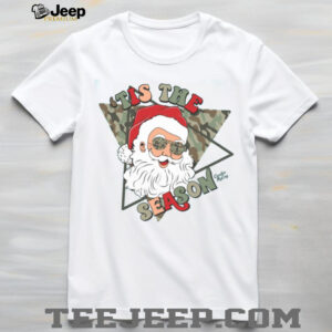 'Tis The Season' Cool Santa T Shirt