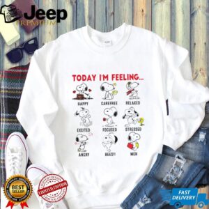 Today I’m Feeling Happy Carefree Relaxed Excited Focused Stressed Angry Bees Meh T Shirt