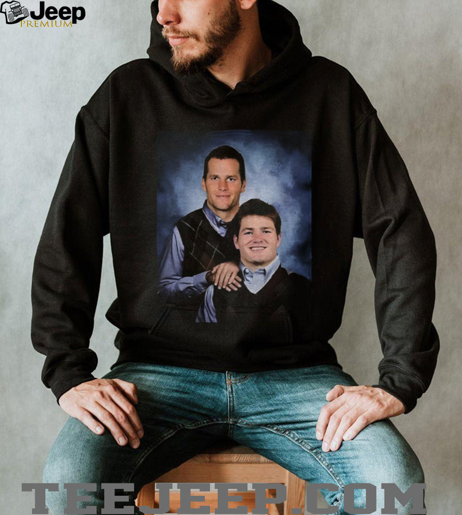 Tom Brady and Drake Maye Stepbrothers New England Football shirt Tom Brady and Drake Maye Stepbrothers New England Football shirt