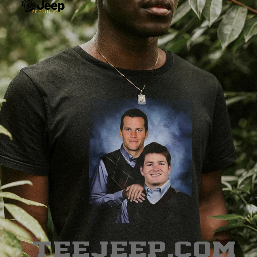 Tom Brady and Drake Maye Stepbrothers New England Football shirt Tom Brady and Drake Maye Stepbrothers New England Football shirt