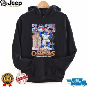 Toronto Blue Jays Stomp Los Angeles Dodgers 2025 Baseball World Series Champions Mascot T Shirts