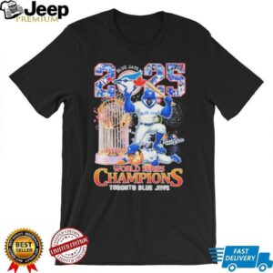 Toronto Blue Jays Stomp Los Angeles Dodgers 2025 Baseball World Series Champions Mascot T Shirts