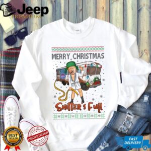 Trump 2024 Merry Christmas Shitter’s Full, Funny Trump Christmas Shirt, Trump 47th President Shirt Bright T1757