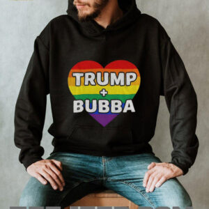 Trump Loves Bubba Clinton Colorful Heart shirt