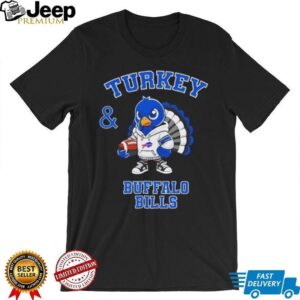 Turkey and Buffalo Bills Football NFL Happy Thanksgiving shirt