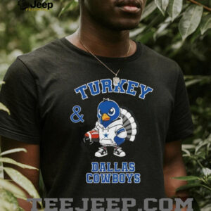 Turkey and Dallas Cowboys Football NFL Happy Thanksgiving shirt