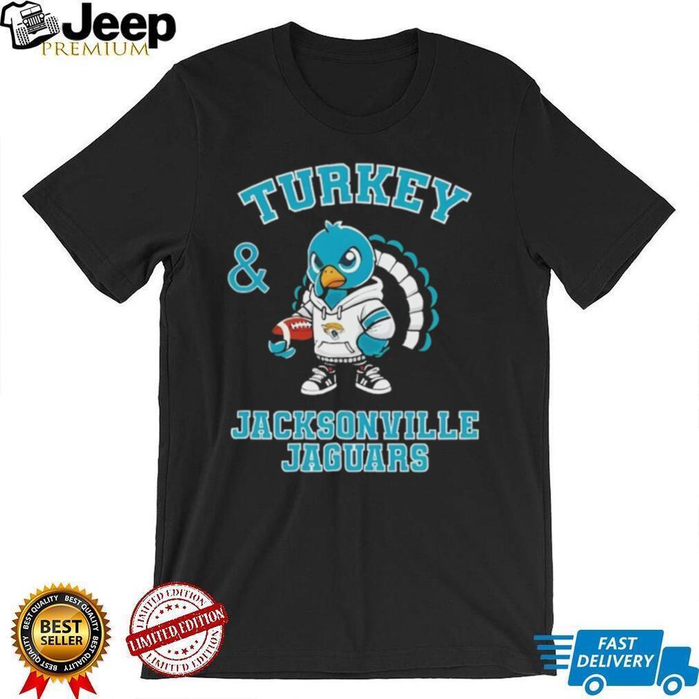 Turkey and Jacksonville Jaguars Football NFL Happy Thanksgiving shirt Turkey and Jacksonville Jaguars Football NFL Happy Thanksgiving shirt