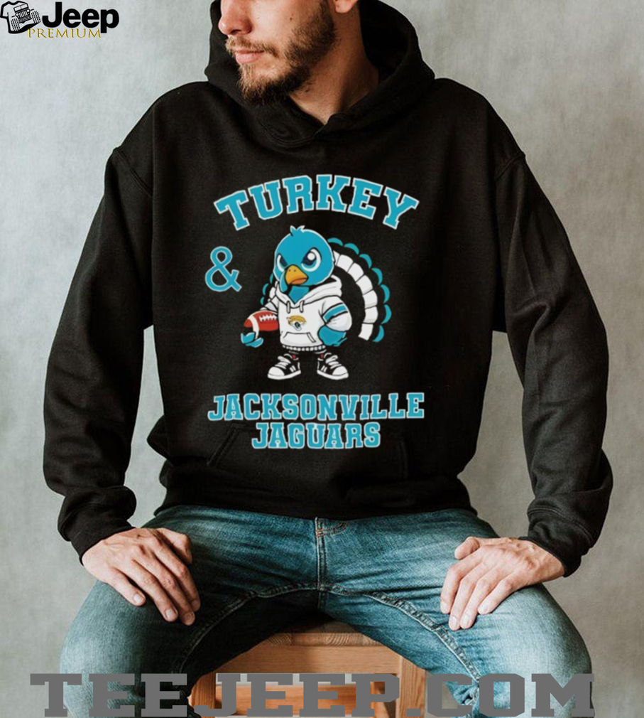 Turkey and Jacksonville Jaguars Football NFL Happy Thanksgiving shirt Turkey and Jacksonville Jaguars Football NFL Happy Thanksgiving shirt