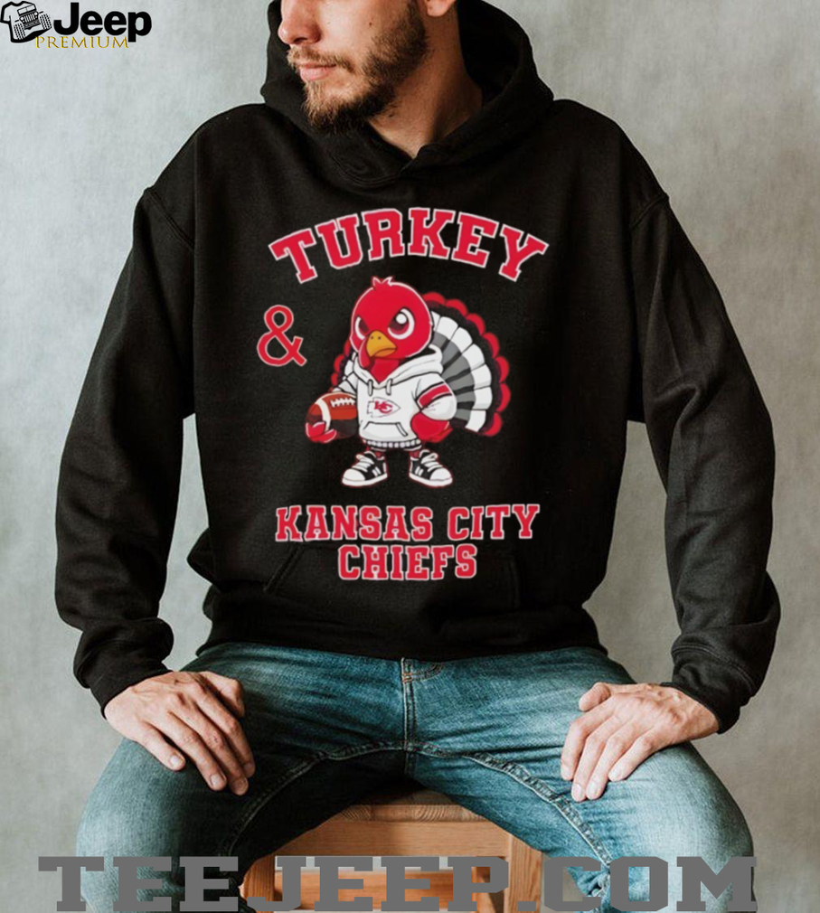 Turkey and Kansas City Chiefs Football NFL Happy Thanksgiving shirt Turkey and Kansas City Chiefs Football NFL Happy Thanksgiving shirt