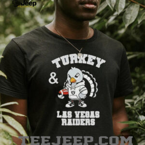 Turkey and Las Vegas Raiders Football NFL Happy Thanksgiving shirt