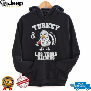 Turkey and Las Vegas Raiders Football NFL Happy Thanksgiving shirt