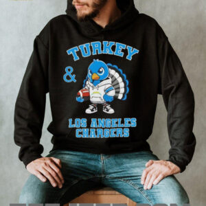 Turkey and Los Angeles Chargers Football NFL Happy Thanksgiving shirt