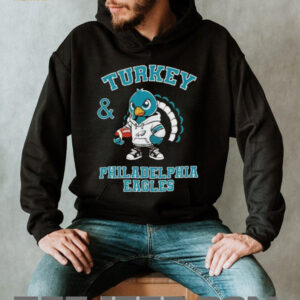 Turkey and Philadelphia Eagles Football NFL Happy Thanksgiving shirt