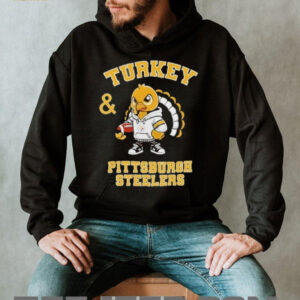 Turkey and Pittsburgh Steelers Football NFL Happy Thanksgiving shirt