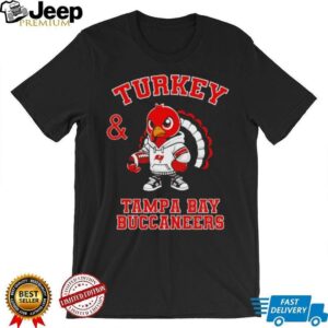 Turkey and Tampa Bay Buccaneers Football NFL Happy Thanksgiving shirt