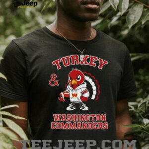 Turkey and Washington Commanders Football NFL Happy Thanksgiving shirt