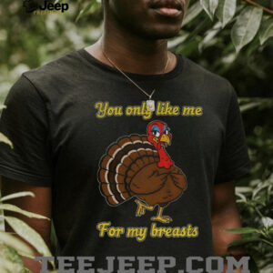 Turkey you only like me for my breasts cartoon shirt