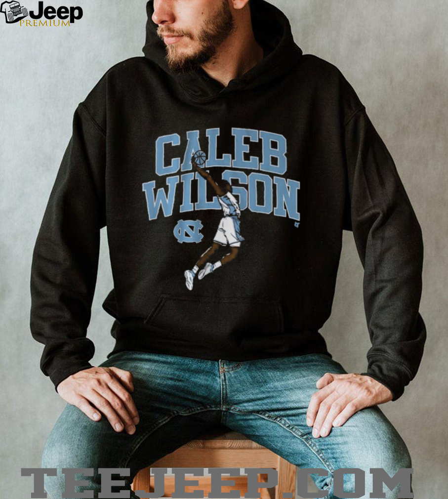 Unc Basketball Caleb Wilson Name Pose T shirt Unc Basketball Caleb Wilson Name Pose T shirt