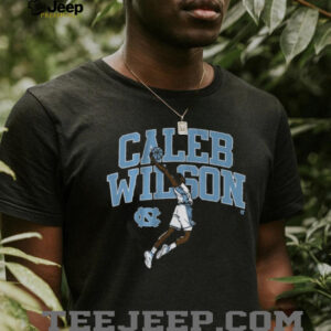 Unc Basketball Caleb Wilson Name Pose T shirt