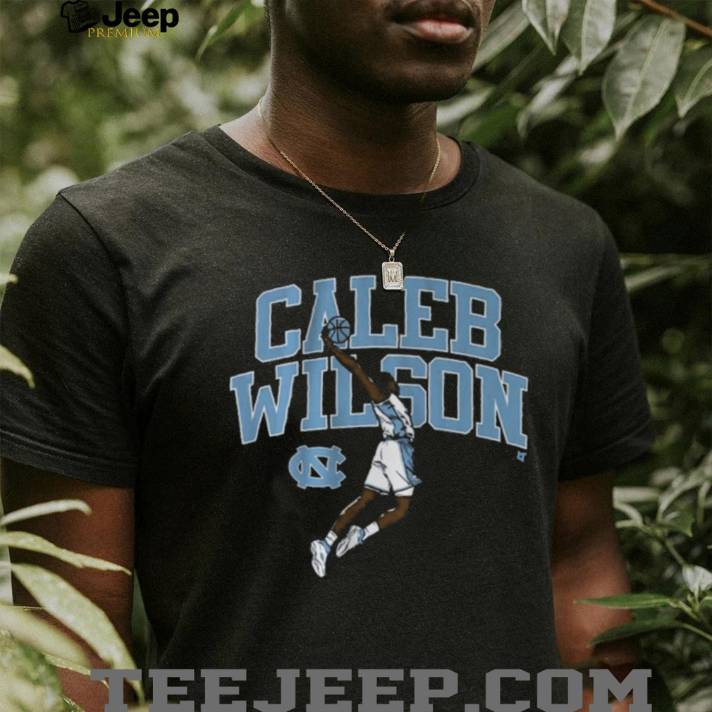 Unc Basketball Caleb Wilson Name Pose T shirt Unc Basketball Caleb Wilson Name Pose T shirt