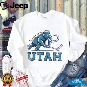 Utah Mammoth Hockey NHL mascot logo shirt
