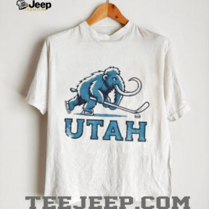 Utah Mammoth Hockey NHL mascot logo shirt