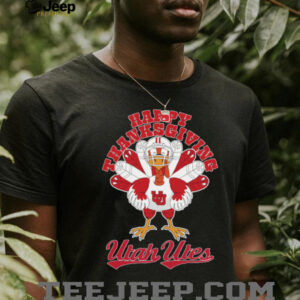 Utah Utes Happy Thanksgiving Turkey TShirt