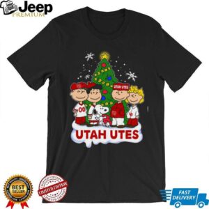 Utah Utes Wildcats Peanuts Snoopy and Friends Christmas Shirt