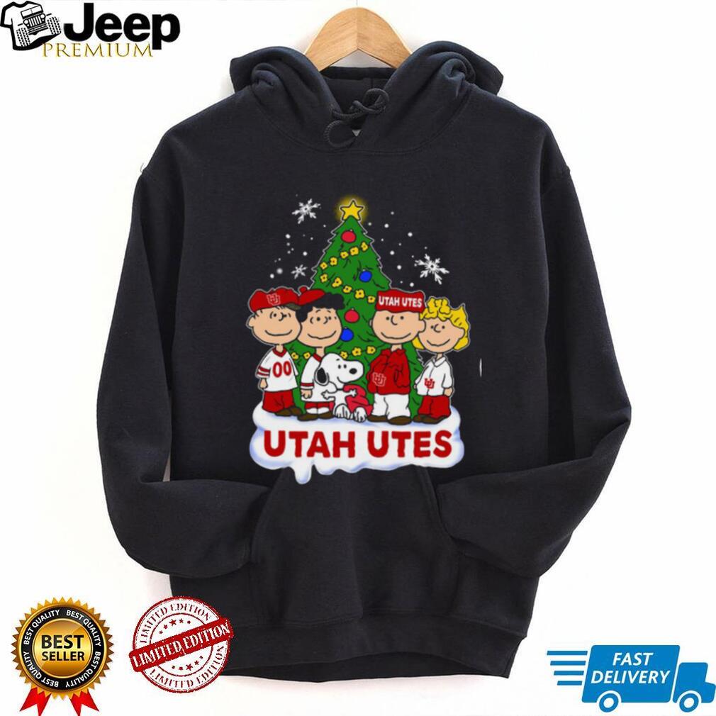 Utah Utes Wildcats Peanuts Snoopy and Friends Christmas Shirt Utah Utes Wildcats Peanuts Snoopy and Friends Christmas Shirt