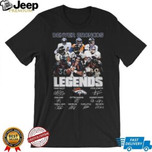 Vintage Denver Broncos Legends Signatures Shirt