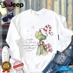 Vintage Mean Grinch maybe Christmas perhaps means a little bit more Character T Shirt