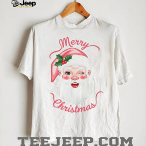 Vintage Santa Sweatshirt Merry Christmas Holiday Sweater