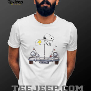Vintage Snoopy & Woodstock Aircooled VW Beetle Shirt