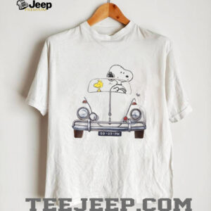 Vintage Snoopy & Woodstock Aircooled VW Beetle Shirt