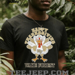 Wake Forest Demon Deacons Turkey Helmet Happy Thanksgiving Shirt