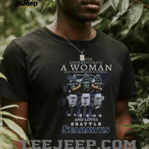 Walker III Darnold Smith Njigba Seattle Seahawks never underestimate a woman who understands football signatures shirt