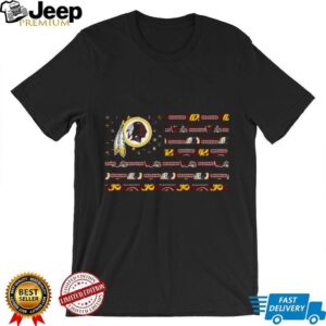 Washington Redskins Distressed Flag T Shirt