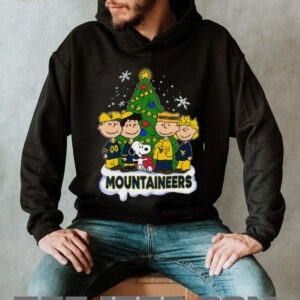 West Virginia Mountaineers Peanuts Christmas Shirts
