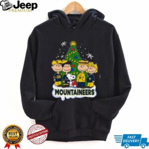 West Virginia Mountaineers Peanuts Christmas Shirts
