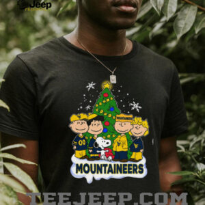 West Virginia Mountaineers Peanuts Christmas Shirts