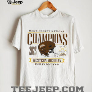 Western Michigan Broncos 2025 NCAA D1 men’s hockey National Champions shirt
