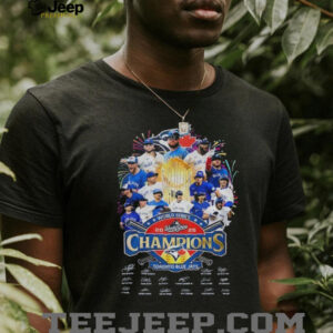 World Series 2025 Champions Toronto Blue Jays signed MLB shirt
