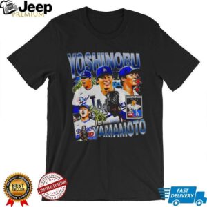 Yoshinobu Yamamoto Los Angeles Dodgers Back 2 Back World Series 2024 2025 Champions poster shirt Yoshinobu Yamamoto Los Angeles Dodgers Back 2 Back World Series 2024 2025 Champions poster shirt