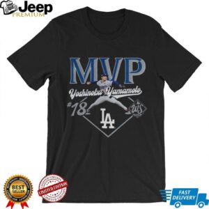 Yoshinobu Yamamoto MVP Los Angeles Dodgers 2025 World Series MVP Champions shirt