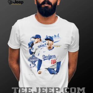 Yoshinobu Yamamoto World Series MVP RHP Los Angeles Dodgers MLB Baseball graphic shirt